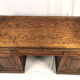Bureau ministre en chêne richement sculpté, circa 1880