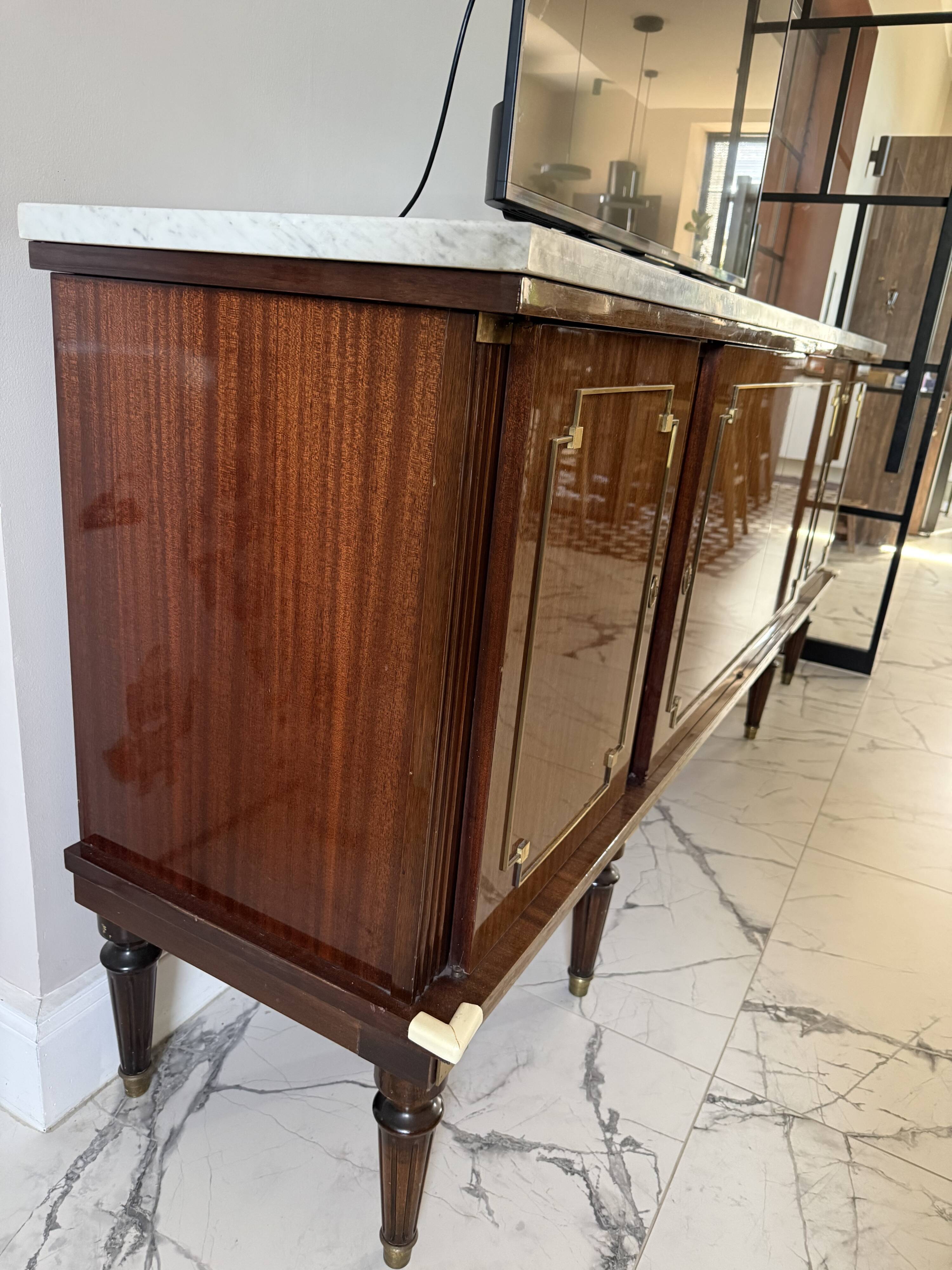 Beautiful Art Deco French enfilade from the 1930s-1940s.