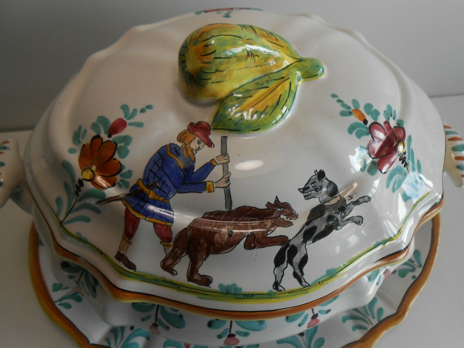 Soupiere "the antica deruta" italian faience