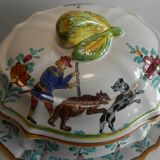 Soupiere " l' antica deruta " faience italienne