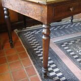 Louis XVI style oak desk
