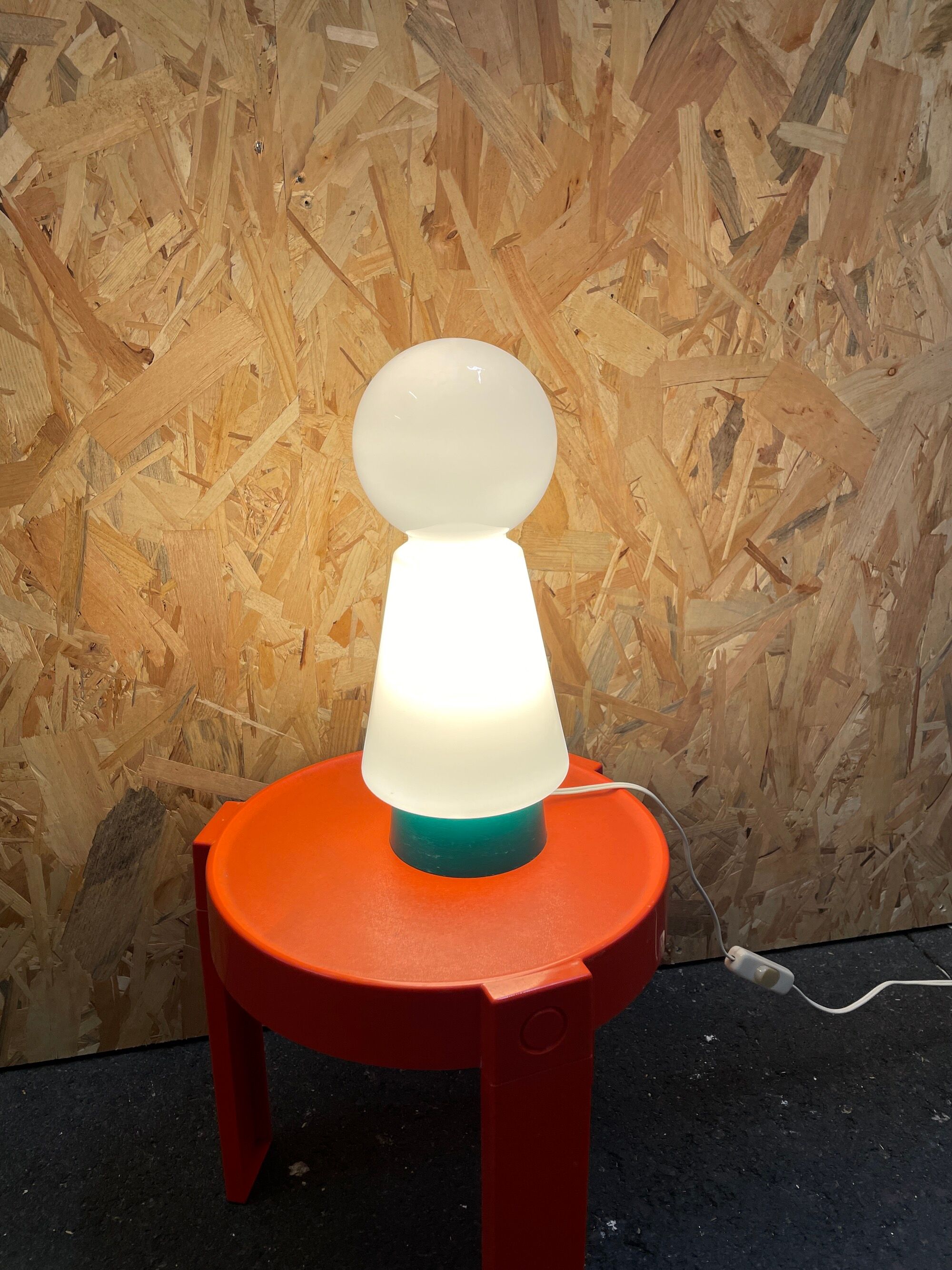 Vintage opaline lamp design - 1970s