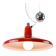 Vintage Red Meblo Manta Pendant Lamp
