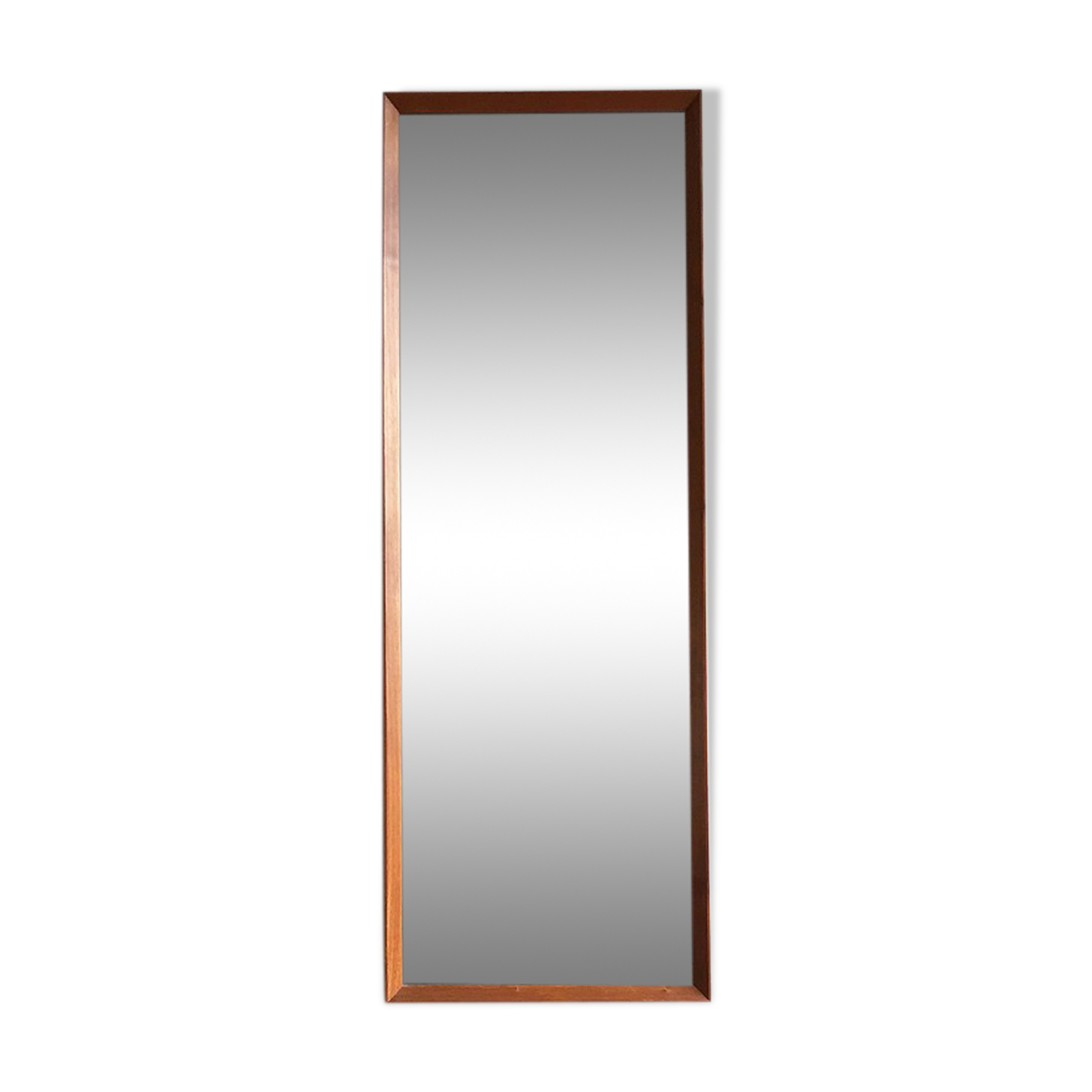 Rectangular teak mirror - 1960/70