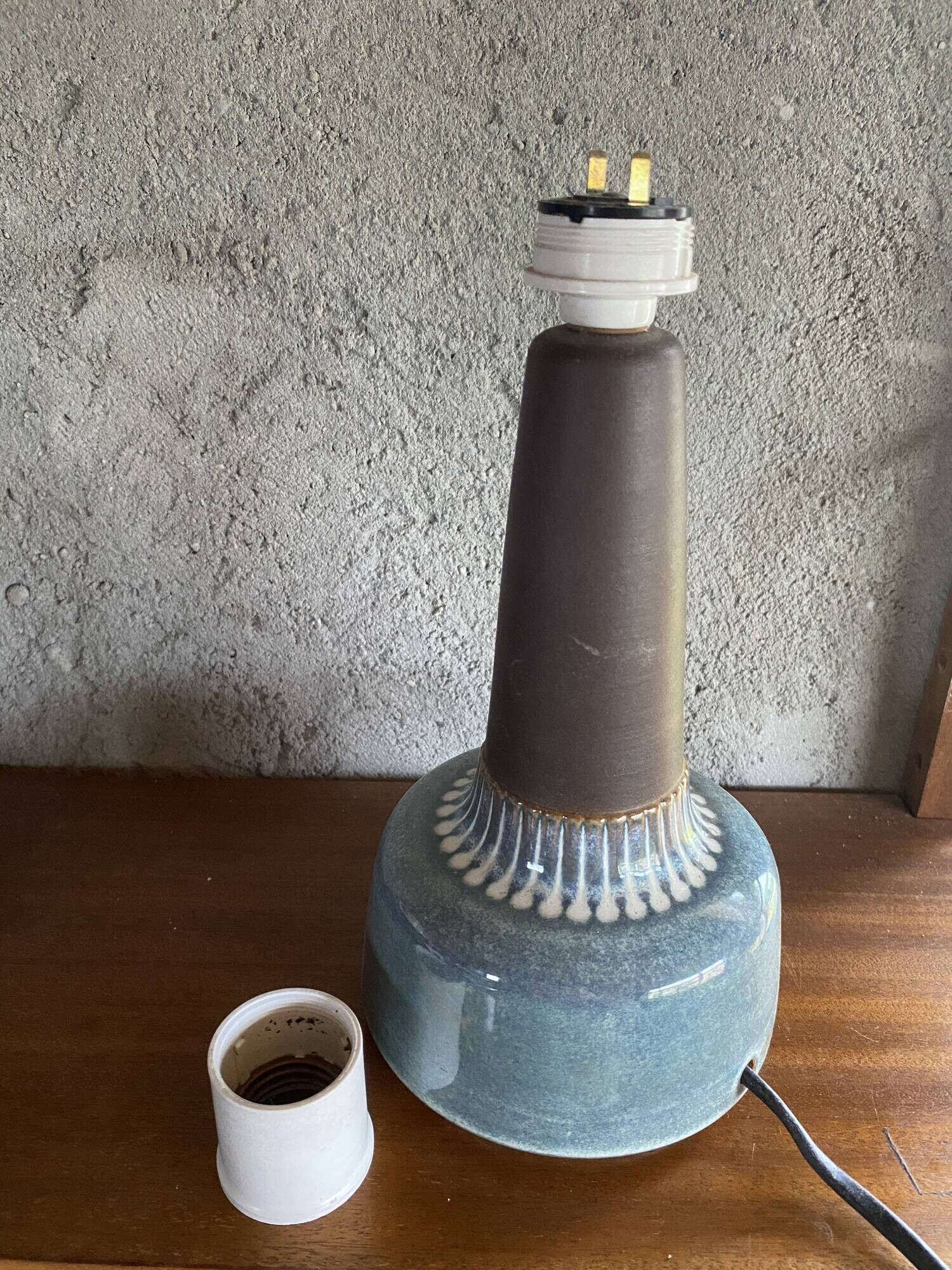 Ceramic lamp Soholm designed by Einar Johansen