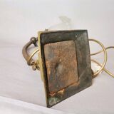 Art deco 1930s general electric brass goose neck table lamp