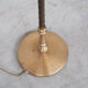 Pair of Leather and Brass Mid-Century Einar Bäckström Floor Lamps