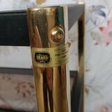 Metal and smoked glass trolley erard (france)