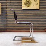 Chair S33 Marcel Breuer Thonet black leather