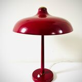 VEB Leuchtenbau - Lutz Rudolph - Glossy Red mushroom Desk lamp