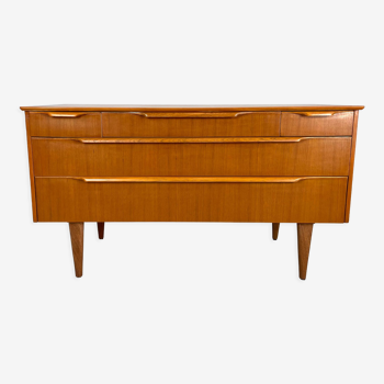 Commode vintage en teck des années 1960