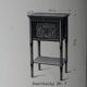 Nightstand, Fischel 1910 original condition, no Thonet.