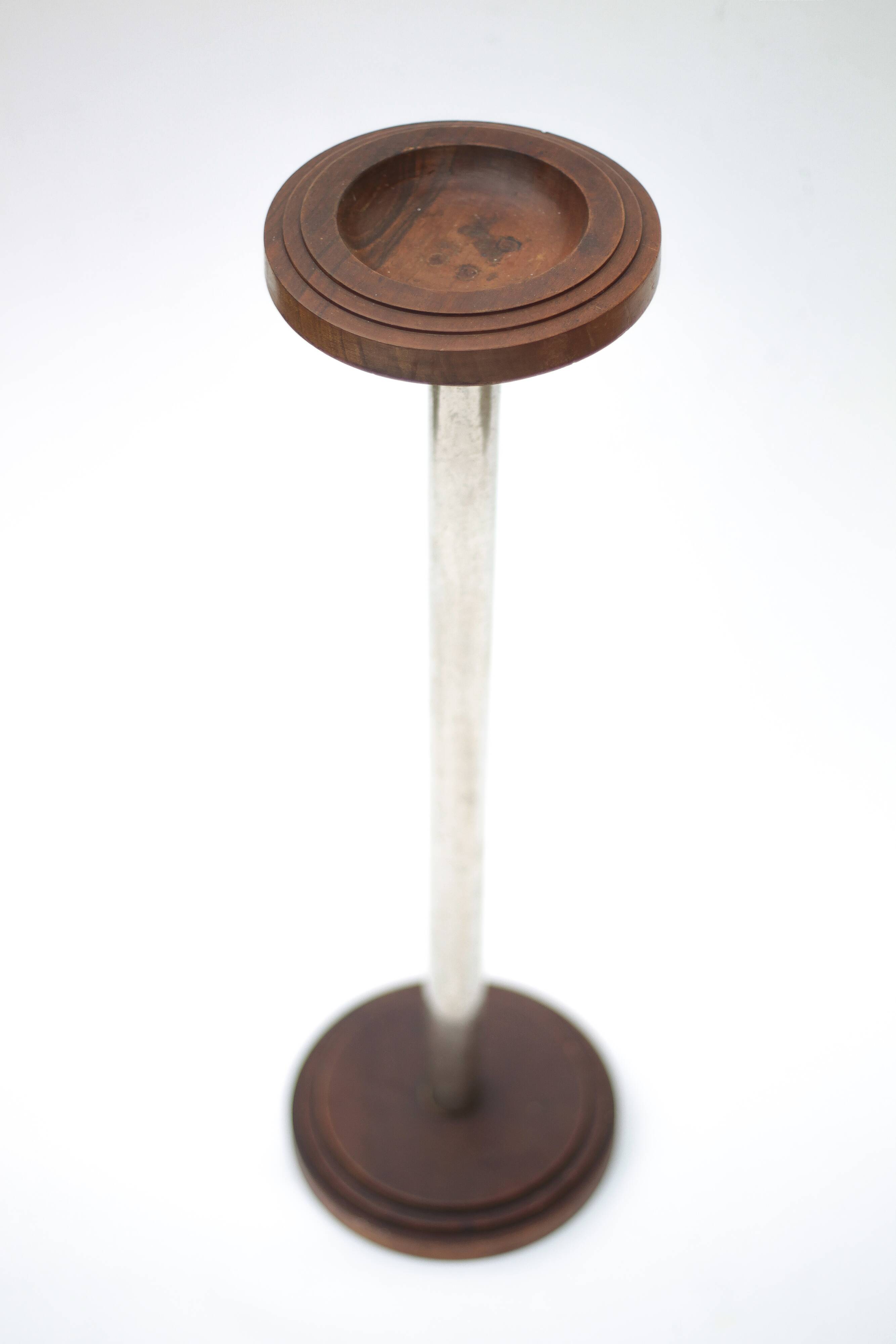 Vintage ashtray, Art Deco floor ashtray or side table, catch-all tray.