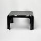 Coffee Table 'Elena', Vico Magistretti Design for Metra Italy, Glossy Black, 1970s
