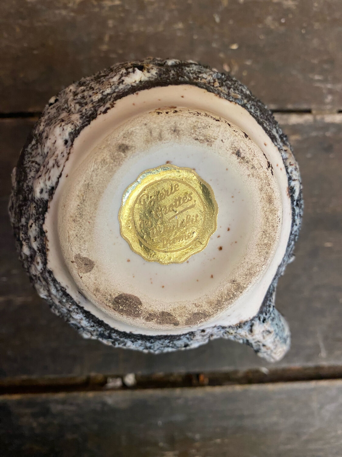 Old Pichet GABRIEL MUSARRA Ceramics Lava Foam Dieulefit France #