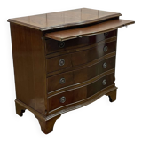 English mahogany commode from the 1950s.