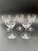Lot de 5 verres tailler en cristallin