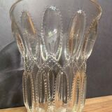 Vase en verre Art Déco Val Saint Lambert modèle ephémère série Luxval 1935