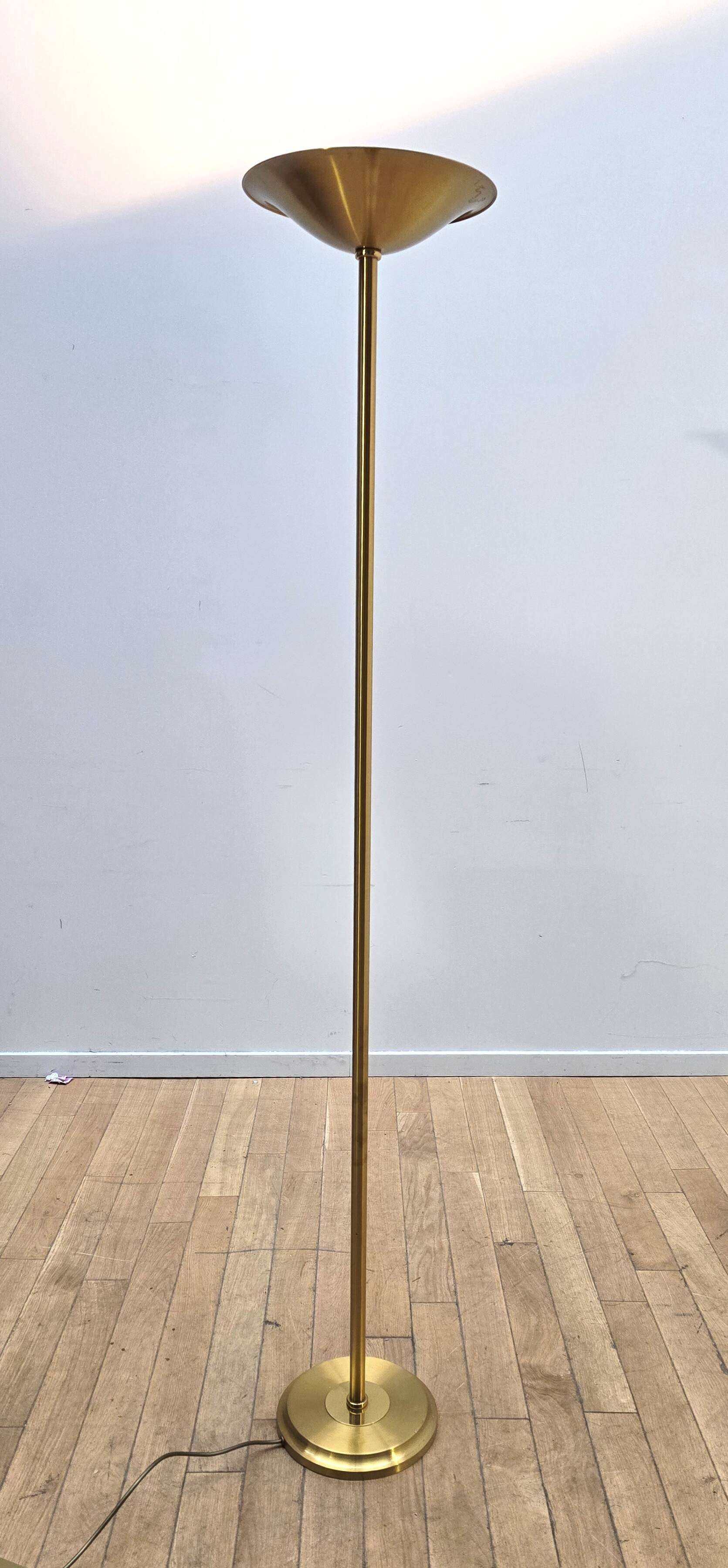 Vintage brass floor lamp