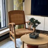 Colonial armchair - teak and bamboo