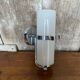 Old Delmas Disderot Wall Lamp Chrome Metal + White Opaline Vintage