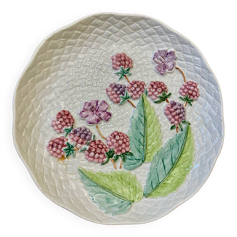 Assiette/plat en barbotine