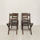Art Deco Folding Chairs, 1930, Set of 4