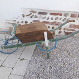 Wooden children's wheelbarrow
