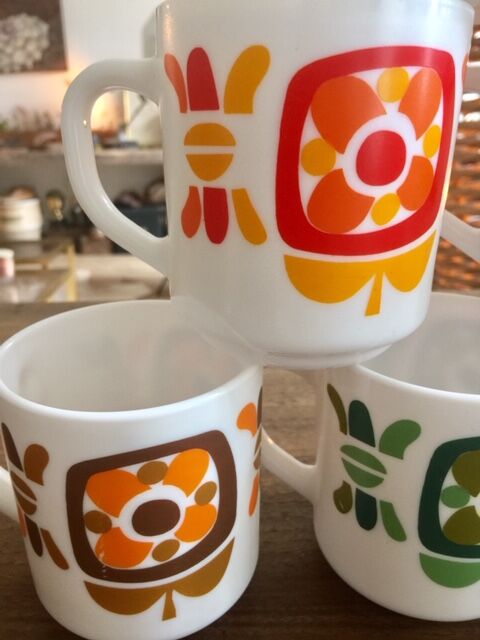 Lot of 15 mugs Arcopal vintage scania lotus mobil