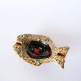 Ashtray catchall in Fat Lava, fish shape, 1970.