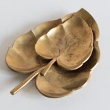 Empty old brass leaf bags