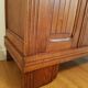 3-door Art Deco Parisian wardrobe and bevelled mirror