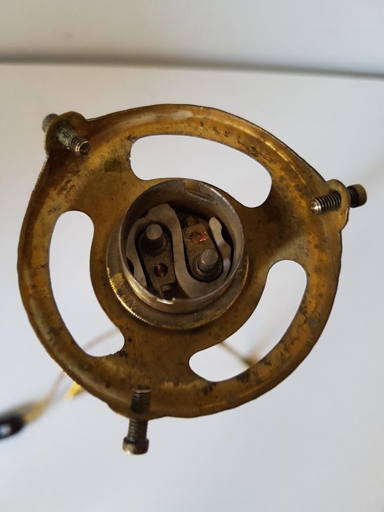 Lampe tripode W. Benson - Art Nouveau