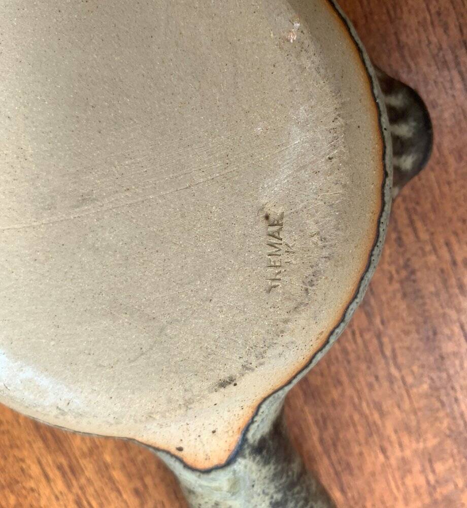 Vintage British Brutalist Ceramic Bowl by Tremar UK