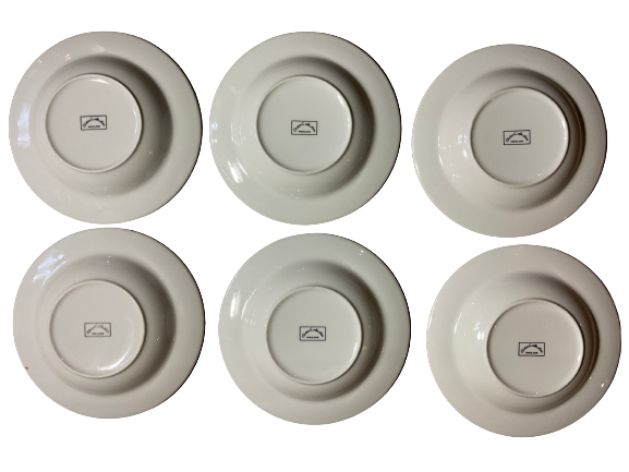 Lot de 6 Assiettes Creuses « Chriss G. Collection »