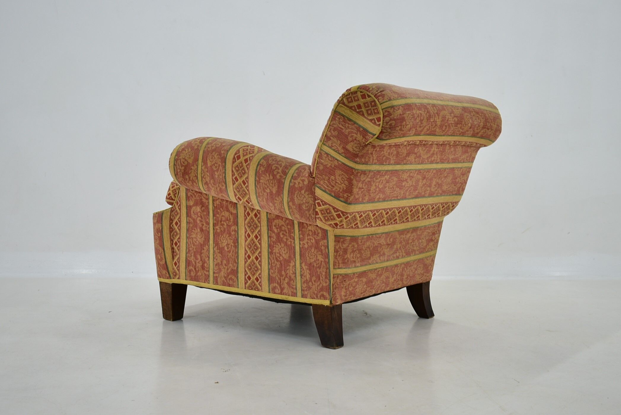 1940s Art Deco Armchair, Czechoslovakia