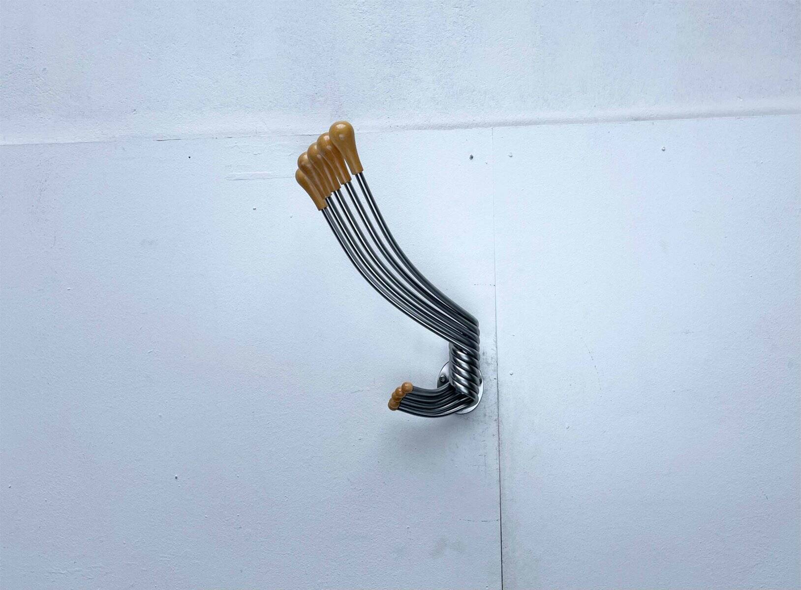 Postmodern Italian Wall Hook Octopus by J. De Pas, P. Lomazzi and D. D'Urbino for Zanotta, 1990s