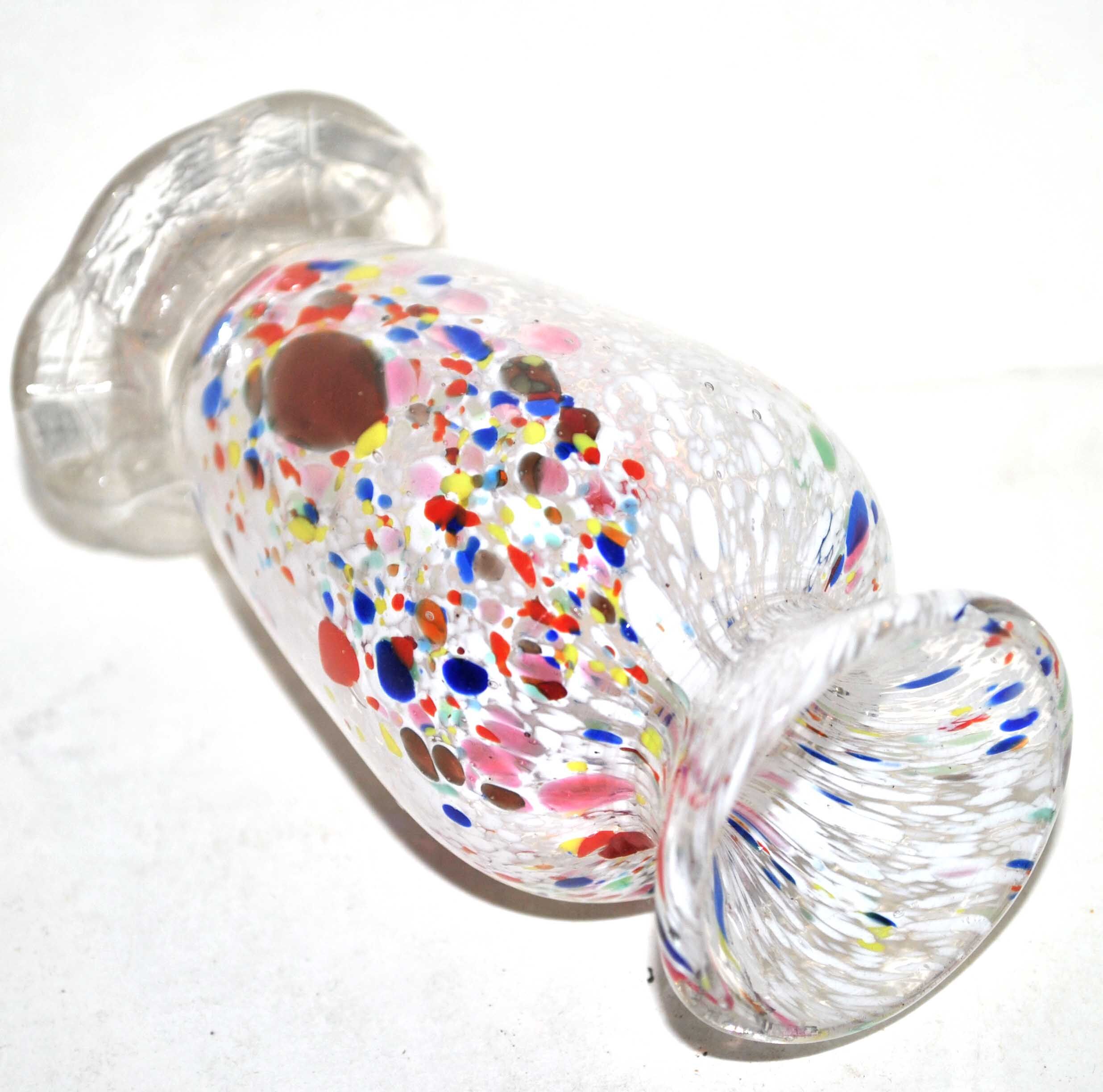 Vintage vase in blown glass of Murano