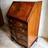 Walnut veneer secretary desk