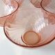 5 bols verre rose arcoroc rosaline