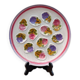 Oyster dish with flower decoration from Ninon de MBFA - Pornic