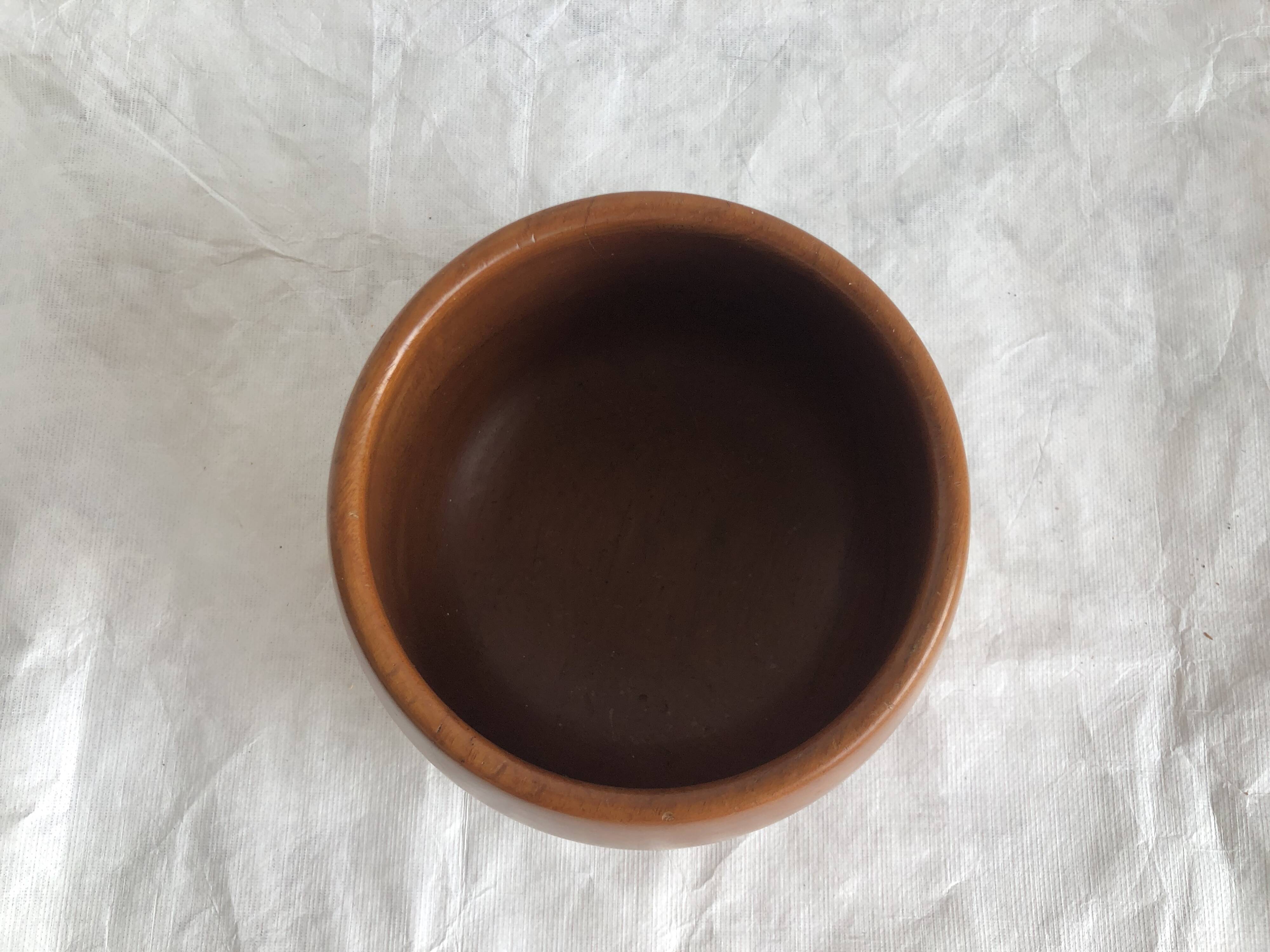 Scandinavian design vintage teak bowl