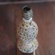 Vintage ceramic lamp, small fat lava lamp, table lamp