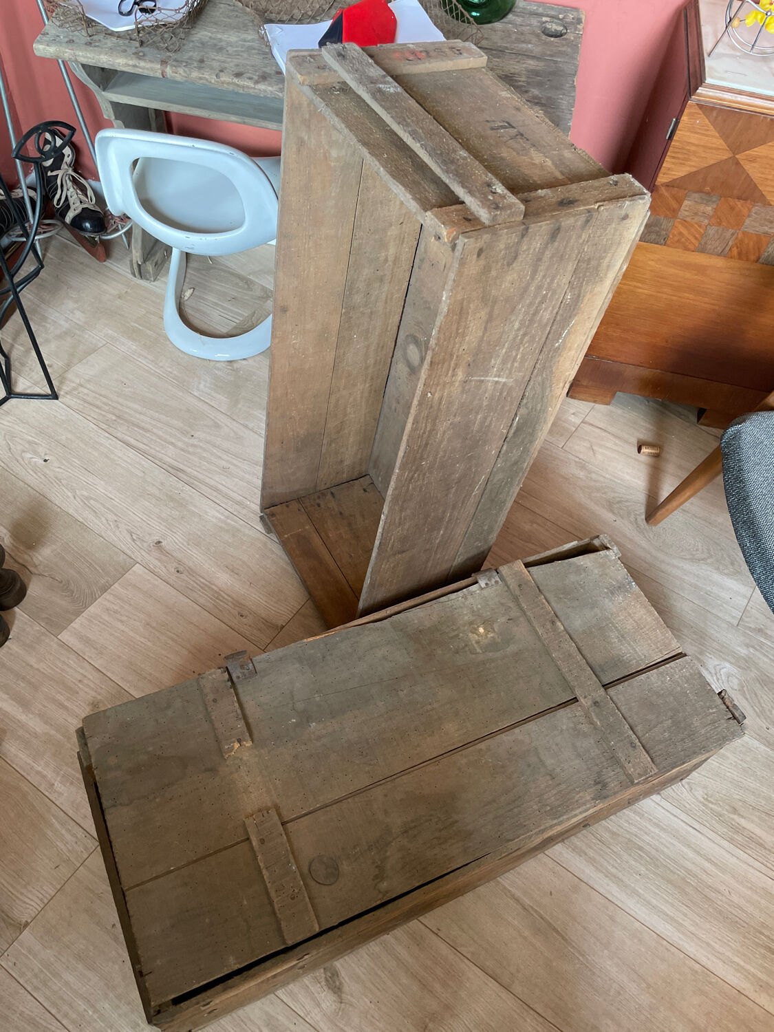 Pair of old ELJ cases