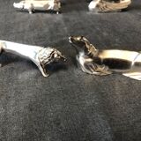 8 porte couteaux animaux art-déco 1930 design sandoz