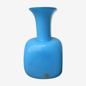 Vase turquoise verre
