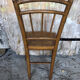 Chair bistrot in wood turned 70s vintage