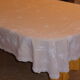 Nappe et 8 serviette en voile de coton brodé de fleurs au point de cornély-160x215cm