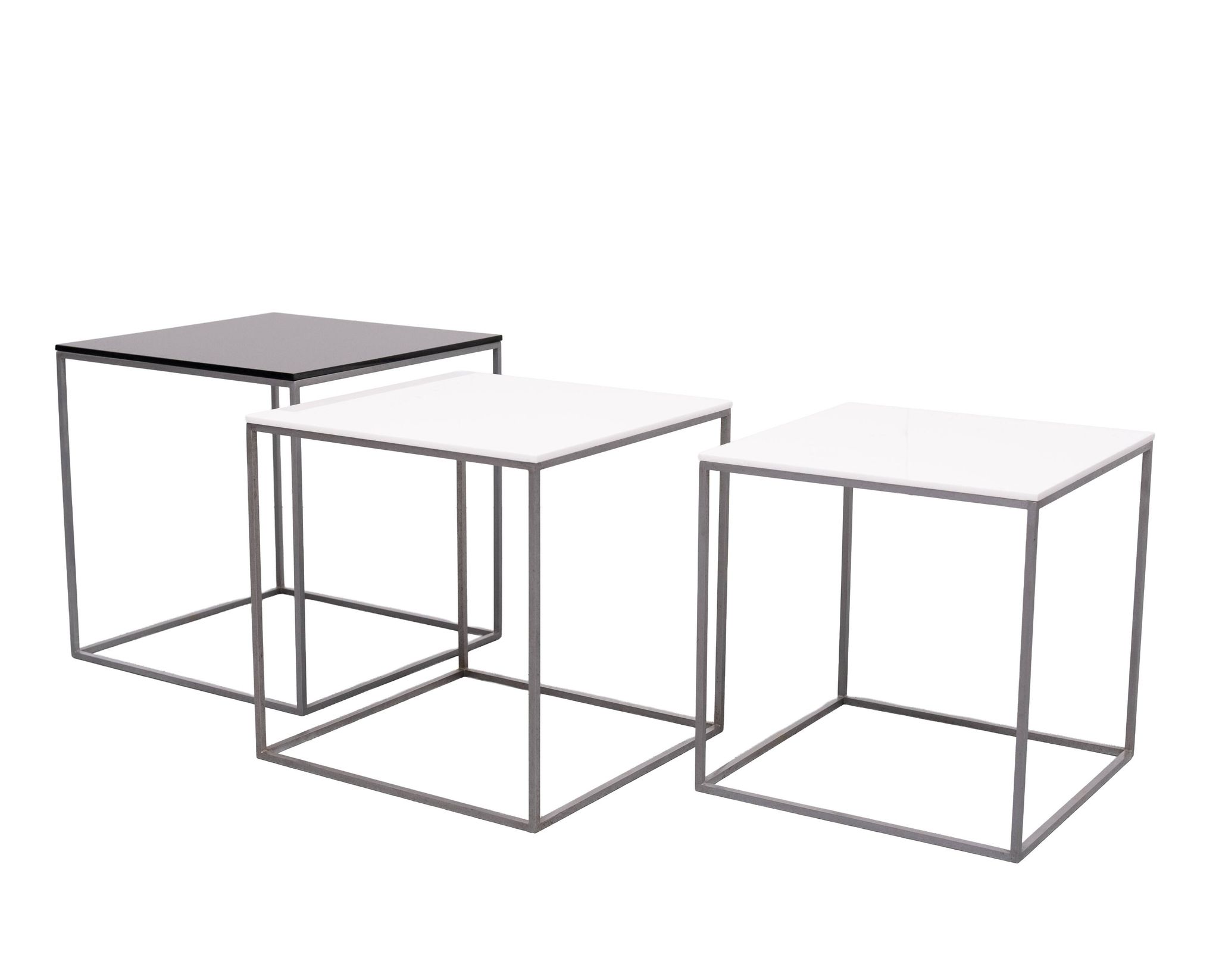 Nesting Tables model PK-71 designed by Poul Kjærholm. by E. Kold Christense