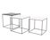 Tables gigognes modèle PK-71 conçues par Poul Kjærholm. par E. Kold Christense